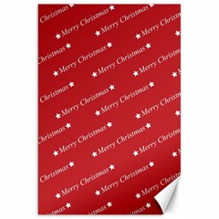 Cute Christmas Red Canvas 20  X 30  by nateshop