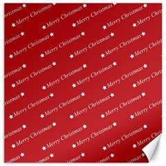 Cute Christmas Red Canvas 12  X 12  by nateshop