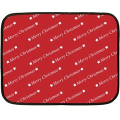 Cute Christmas Red Fleece Blanket (mini) by nateshop