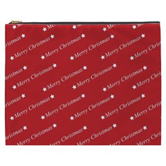 Cute Christmas Red Cosmetic Bag (xxxl) by nateshop