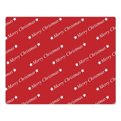 Cute Christmas Red Double Sided Flano Blanket (large)  by nateshop