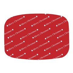 Cute Christmas Red Mini Square Pill Box by nateshop