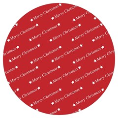 Cute Christmas Red Round Trivet by nateshop