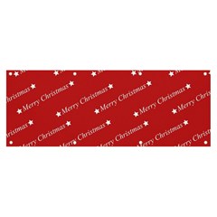 Cute Christmas Red Banner And Sign 8  X 3  by nateshop