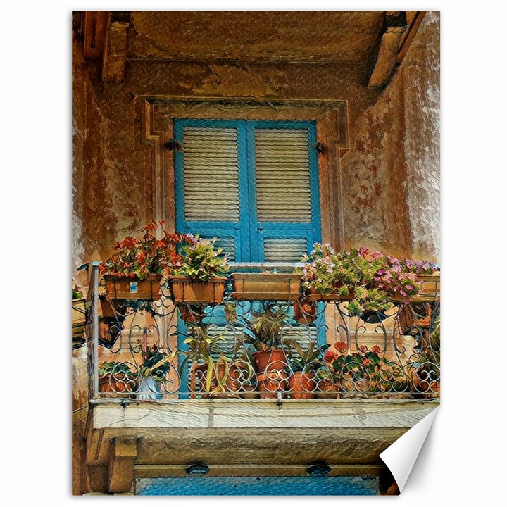 Beautiful Venice Window Canvas 36  x 48 