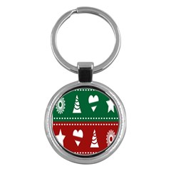 Christmas-04 Key Chain (round) by nateshop