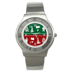 Christmas-04 Stainless Steel Watch by nateshop