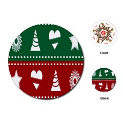 Christmas-04 Playing Cards Single Design (round) by nateshop