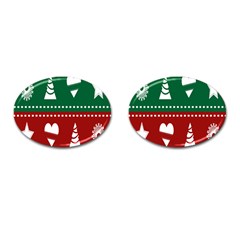 Christmas-04 Cufflinks (oval) by nateshop