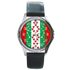 Christmas-05 Round Metal Watch by nateshop