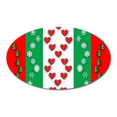 Christmas-05 Oval Magnet by nateshop