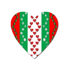 Christmas-05 Heart Magnet by nateshop