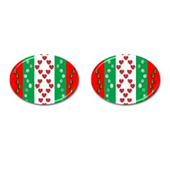 Christmas-05 Cufflinks (oval) by nateshop