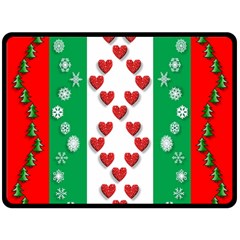 Christmas-05 Fleece Blanket (large)  by nateshop