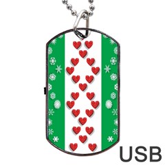 Christmas-05 Dog Tag Usb Flash (one Side) by nateshop