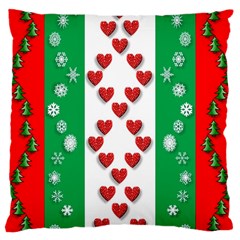 Christmas-05 Large Cushion Case (one Side) by nateshop