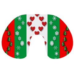 Christmas-05 Travel Neck Pillow by nateshop