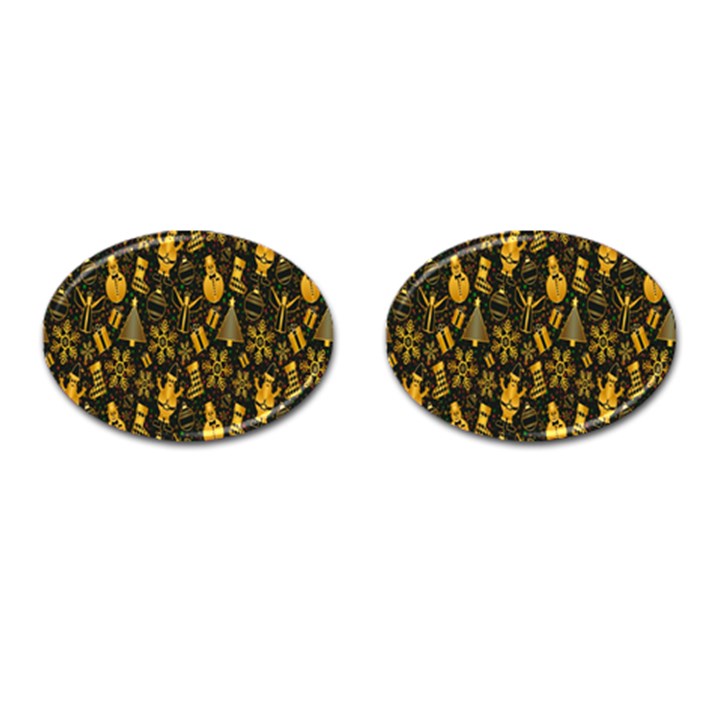 Christmas Cufflinks (Oval)