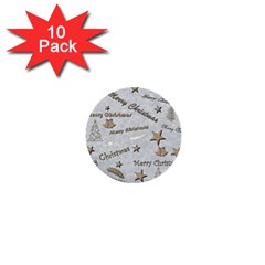 Christmas 1  Mini Buttons (10 pack) 