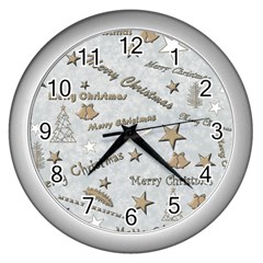 Christmas Wall Clock (Silver)