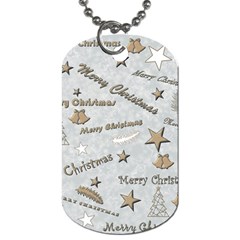 Christmas Dog Tag (One Side)