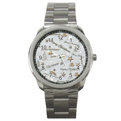 Christmas Sport Metal Watch