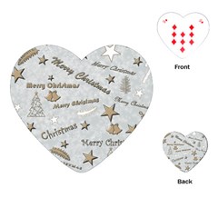 Christmas Playing Cards Single Design (Heart)