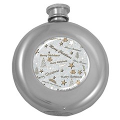 Christmas Round Hip Flask (5 oz)