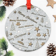 Christmas Round Ornament (Two Sides)