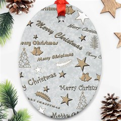 Christmas Oval Ornament (Two Sides)