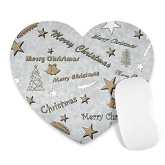 Christmas Heart Mousepads