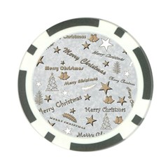 Christmas Poker Chip Card Guard