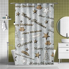 Christmas Shower Curtain 48  x 72  (Small) 