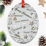 Christmas Ornament (Oval Filigree) Front