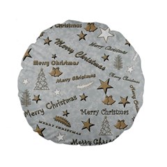 Christmas Standard 15  Premium Flano Round Cushions