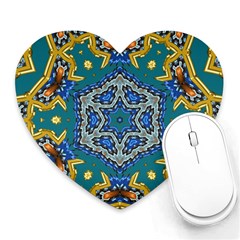 Illustration Art Pattern Design Wallpaper Heart Mousepads by Wegoenart