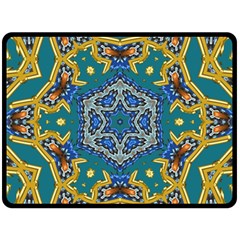 Illustration Art Pattern Design Wallpaper Double Sided Fleece Blanket (large) 