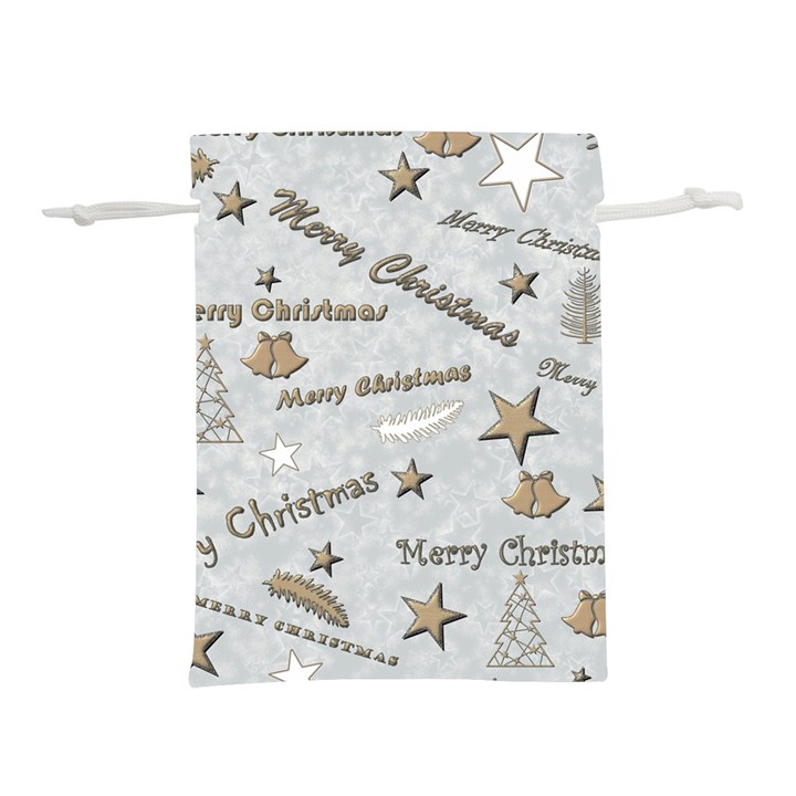 Christmas Lightweight Drawstring Pouch (S)