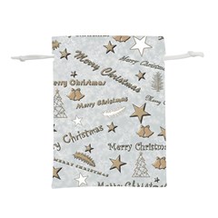 Christmas Lightweight Drawstring Pouch (L)