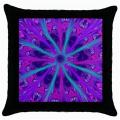 Wallpaper Tie Dye Pattern Throw Pillow Case (black) by Wegoenart