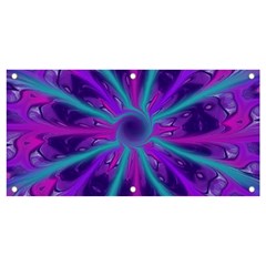 Wallpaper Tie Dye Pattern Banner And Sign 4  X 2 