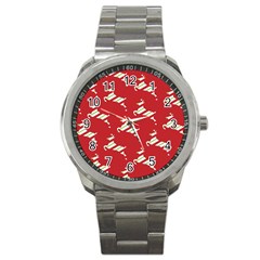 Christmas-merry Christmas Sport Metal Watch by nateshop