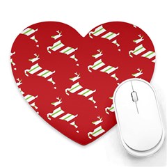 Christmas-merry Christmas Heart Mousepads by nateshop