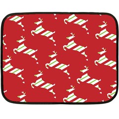 Christmas-merry Christmas Double Sided Fleece Blanket (mini)  by nateshop