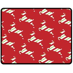 Christmas-merry Christmas Fleece Blanket (medium)  by nateshop