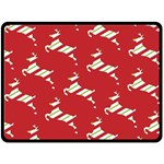 Christmas-merry christmas Fleece Blanket (Large)  80 x60  Blanket Front