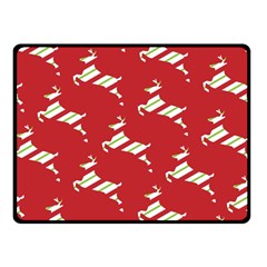 Christmas-merry Christmas Double Sided Fleece Blanket (small)  by nateshop