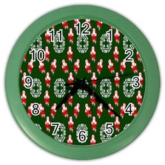 Christmas-09 Color Wall Clock by nateshop