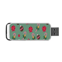 Cute ,merry Christmas Portable Usb Flash (one Side) by nateshop