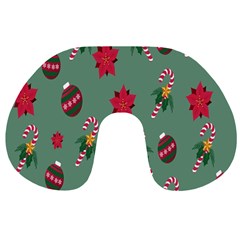 Cute ,merry Christmas Travel Neck Pillow by nateshop